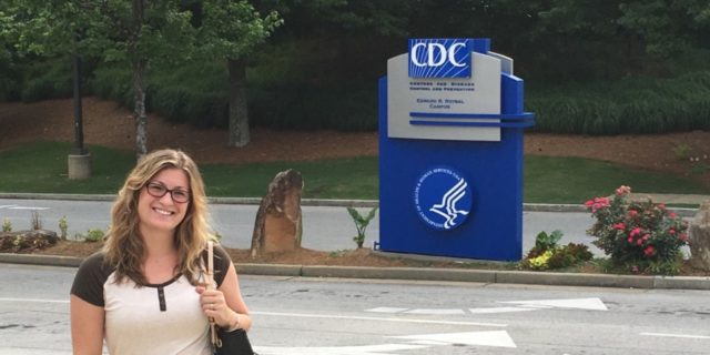 Aimee Sanford ’16 turns an internship at the CDC into a job