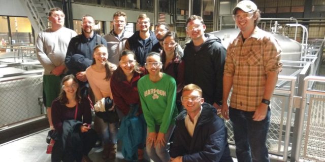Students invited to tour Harpoon Brewery by alumna May Le’15