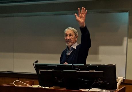 Nobel Laureate, Dr. Martin Karplus, visits campus